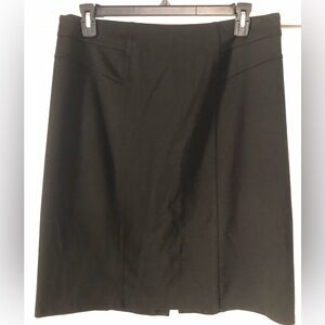 New York & Company Black Pencil Skirt Knee-Length Workwear